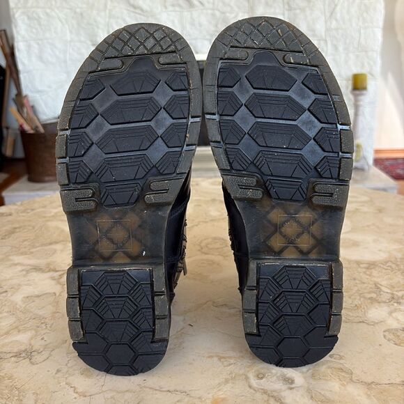 Dr Martens Slip 2976 Alyson Black Snowplow Classic Doc Leather - Picture 15 of 16